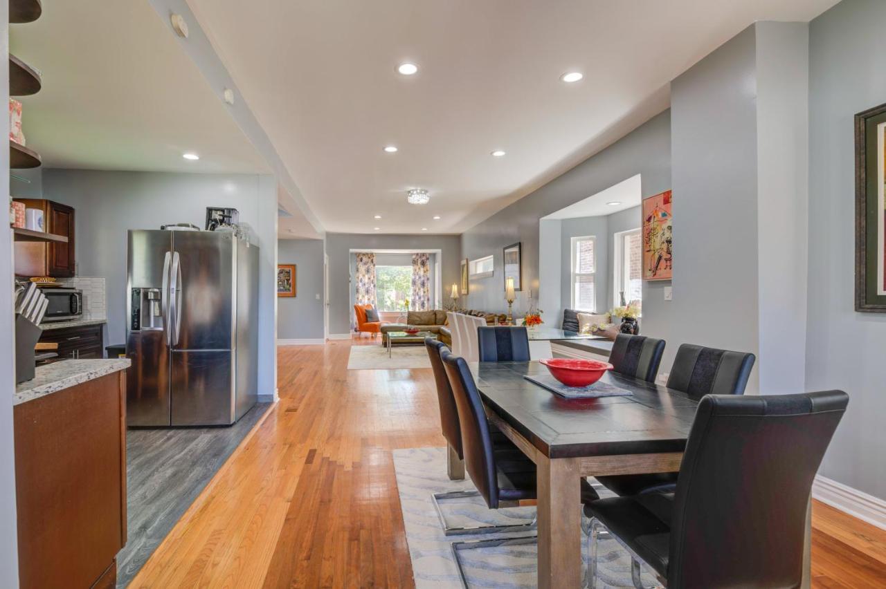 Spacious 5-Br House Near Transit W Parking Chicago Exterior foto